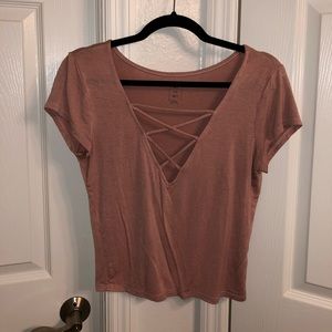 PacSun Pink Crop Top